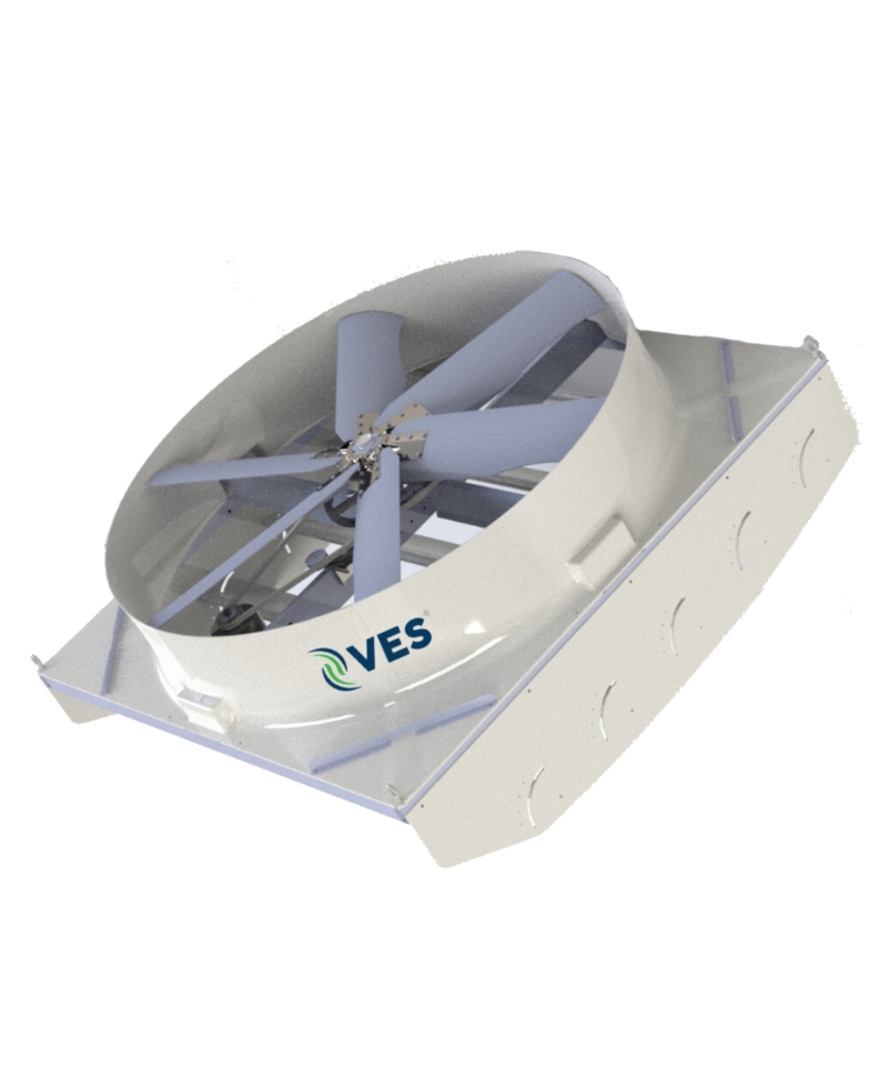 Ventilator VES-Artex ECVair 183 cm cu lame deflectoare ajustabile