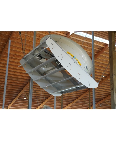 Ventilator VES-Artex ECVair 183 cm cu lame deflectoare ajustabile, pozitionat