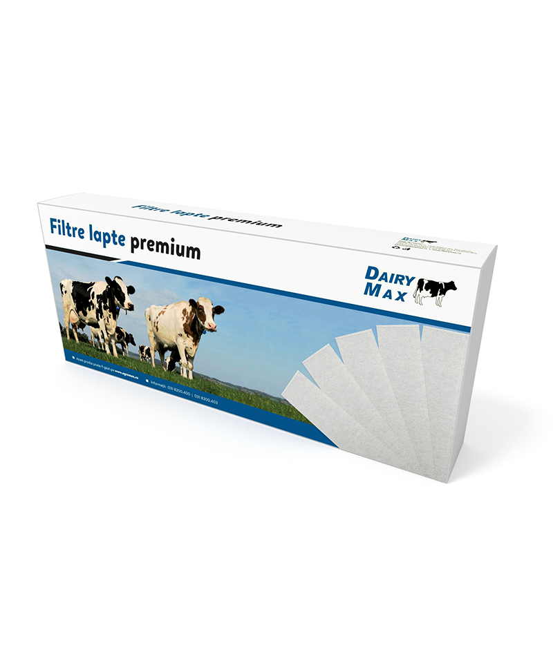 Filtre lapte Dairy MAX, compatibile BouMatic, Dimensiuni filtre lapte - 76 x 600 mm, 80 g/mp, cutie 200 buc.