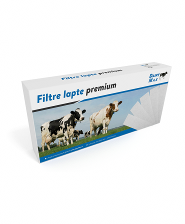 Filtre lapte Dairy MAX, compatibile DeLaval, Dimensiuni filtre lapte - 98 x 620 mm, 70 g/mp, cutie 200 buc.