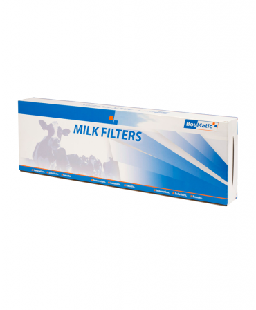 Filtre lapte BouMatic, 	Dimensiuni filtre lapte - 76 x 600 mm, 80 g/mp, cutie 200 buc.