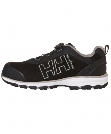 Pantofi protectie Helly Hansen Chelsea Evolution BOA Wide, S3, negru/gri, din profil