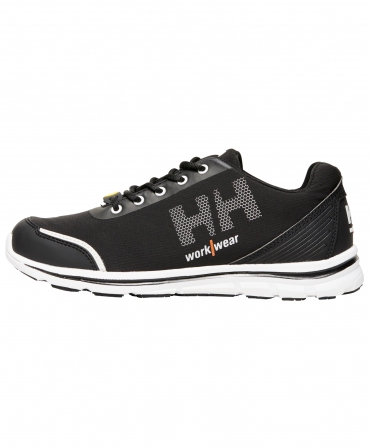Pantofi protectie Helly Hansen Oslo Low Soft Toe, O1, SRC, ESD, negru/portocaliu, din profil