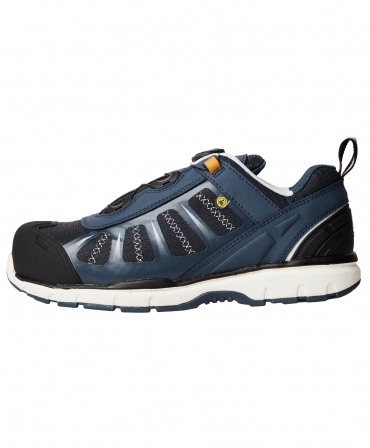 Pantofi protectie Helly Hansen Smestad Low BOA, S3, SRC, ESD, bleumarin/negru, din profil