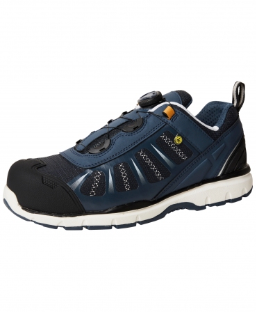 Pantofi protectie Helly Hansen Smestad Low BOA, S3, SRC, ESD, bleumarin/negru, din unghi