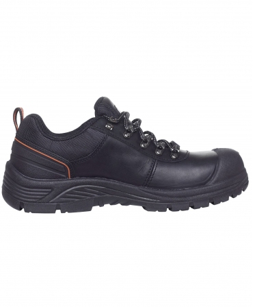 Pantofi protectie Helly Hansen Chelsea Low, S3, SRC, negru/portocaliu, din lateral