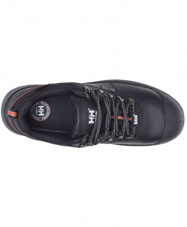 Pantofi protectie Helly Hansen Chelsea Low, S3, SRC, negru/portocaliu, vazuti de sus