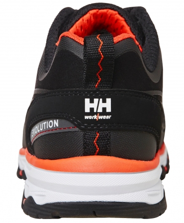 Pantofi protectie dama Helly Hansen Luna Low, S3, SRC, ESD, negru/portocaliu, din spate