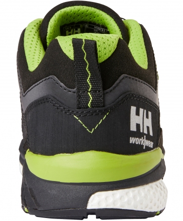 Pantofi protectie Helly Hansen Magni Low BOA, S3, WR, SRC, ESD, negru/verde crud, din spate