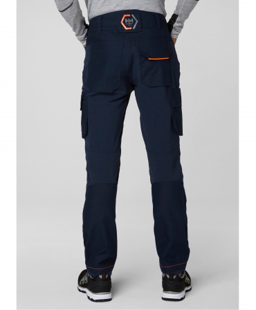 Pantaloni de lucru Helly Hansen Chelsea Evolution Service, imbracati, bleumarin, spate