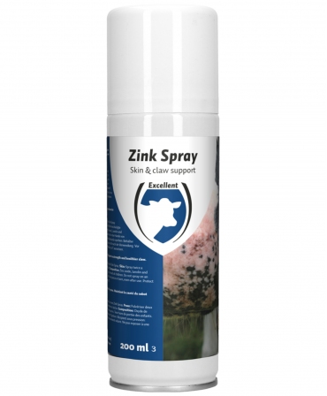 Spray zinc de uz veterinar pentru protectia ranilor, Excellent, tub 200 ml