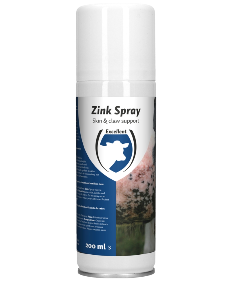 Spray zinc de uz veterinar pentru protectia ranilor, Excellent, tub 200 ml