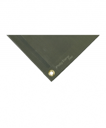 Prelata impermeabila tarpaulin Zill PolyTarp PE, verde, 280 g/m², ocheti