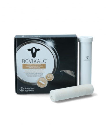 Bolusuri cu eliberare rapida de calciu pentru vacile cu febra laptelui, Boehringer Ingelheim BOVIKALC, cutie 4 bucati