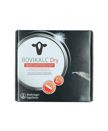 Bolusuri cu eliberare lenta de minerale pentru vacile intarcate, Boehringer Ingelheim BOVIKALC Dry, cutie