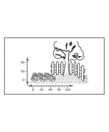 Imprejmuire protectie plante impotriva melcilor, Swissinno Slug Barrier, 2 m, grafic