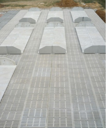 Gratar beton, Cobefa Agri 2000, H18, de sus