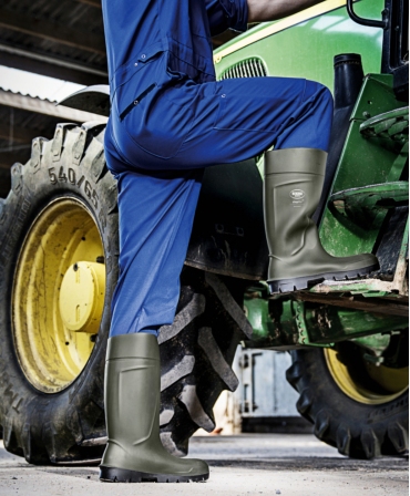 Cizme protectie Bekina Steplite EasyGrip, S5, verde/negru, tractor