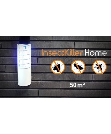 Aparat protectie impotriva mustelor cu bec UV si hartie adeziva, Knock Off InsectKiller Home, 9W, detalii