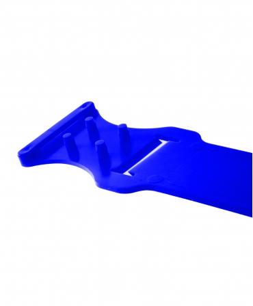 Zgarda plastic animale mici, 55 cm, Akroh, albastra, detalii