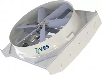 Ventilator VES-Artex ECVair 183 cm cu lame deflectoare ajustabile