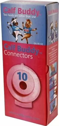 Conector pentru tetina Milk Bar Calf Buddy pentru alaptare vitei, set 10 bucati
