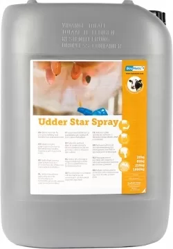 Dezinfectant mameloane BouMatic Udder Star Spray pe baza de iod, bidon 20 kg
