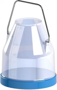 Galeata lapte plastic transparenta 30 litri, Akroh, produs