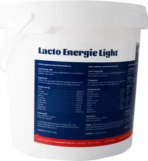 Electroliti pentru stabilizarea digestiei la vitei, Carton Lacto Energy Light, galeata 4,5 kg, galeata