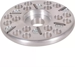Disc trimaj ongloane 120 mm din aluminiu, inchis, cu 6 lame, CowDream, produs