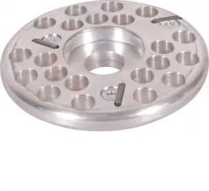 Disc trimaj ongloane 120 mm din aluminiu, inchis, cu 3 lame, CowDream, produs