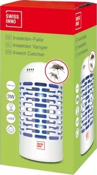 Aparat protectie impotriva insectelor cu LED UV, Swissinno Insect Destroyer 3W, 20 mp, cutie