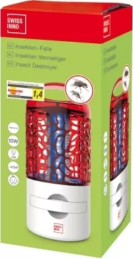Aparat protectie impotriva insectelor cu LED UV, Swissinno Insect Destroyer 10W, 40 mp, cutie