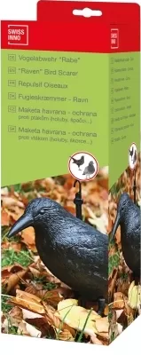 Sperietoare de pasari tip corb, Swissinno Raven Bird Repeller, cutie
